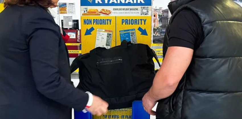 Ryanair увеличава размера на малкият ръчен багаж